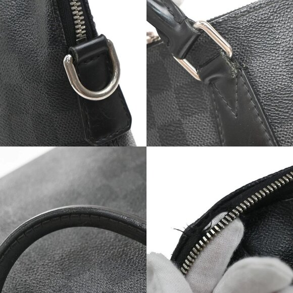 LOUIS VUITTON Porte Document Joule Hand Bag Damier Graphite - Picture 15 of 16